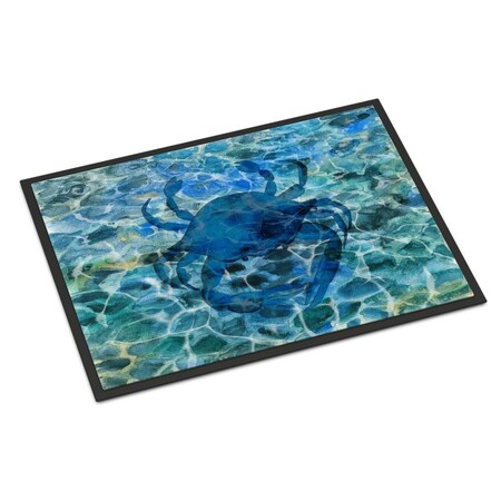 Carolines Treasures 18 x 27 in. Blue Crab Under Water Indoor or Outdoor Mat BB5369MAT